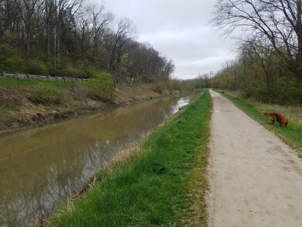 The Erie Canal at Cuyahoga Valley National Park.